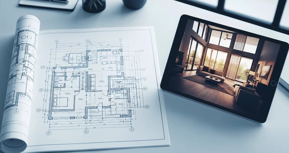 دورة التصور والريندر بالذكاء الاصطناعي للتصميم الداخلي